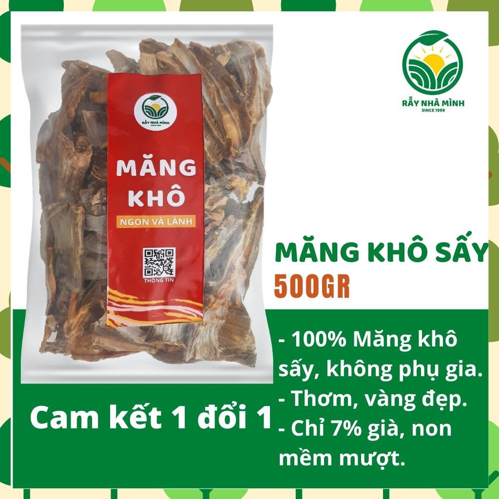 Măng Khô Loại 1 500gr [Măng Sạch Nhà Làm]