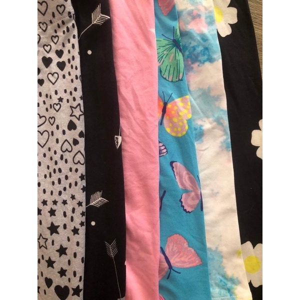 Combo 3q-Quần legging bé gái chất siêu co dãn ko bai dão bé size đại 4-16 tuổi.