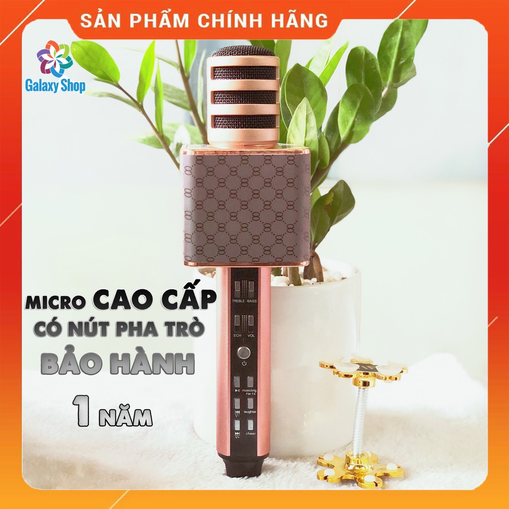 [Loại Cao Cấp] Micro Karaoke Bluetooth SD18 Tặng kèm giá đỡ điện thoại VIP