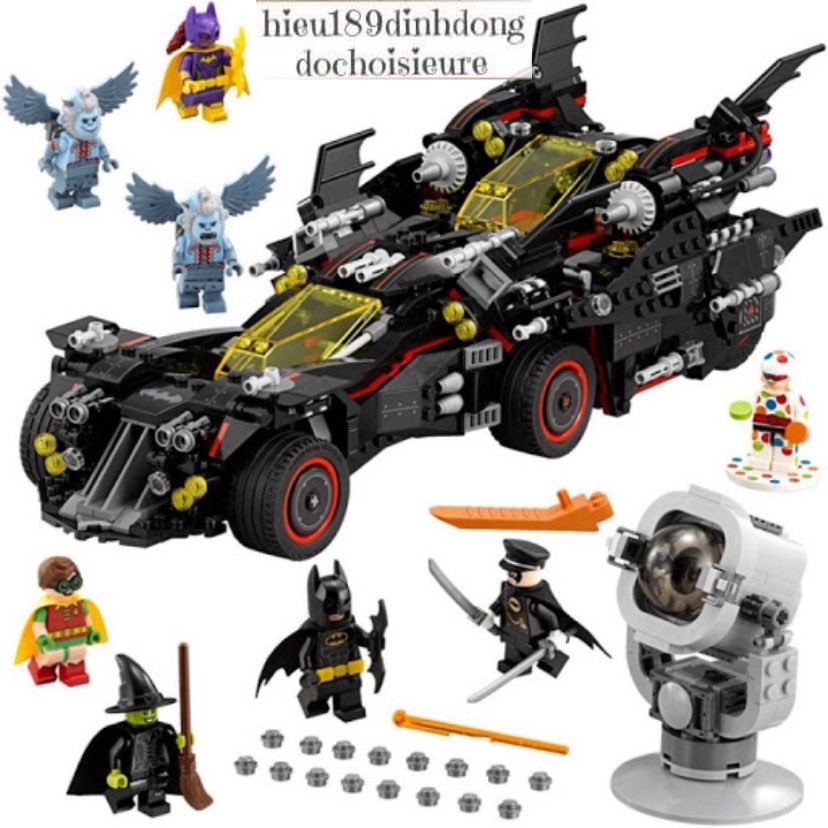 Lắp ráp xếp hình NOT Lego Batman Movie 70917 Bela 10740 : Siêu Xe Oto Của  Người Dơi 1504 mảnh | Shopee Việt Nam