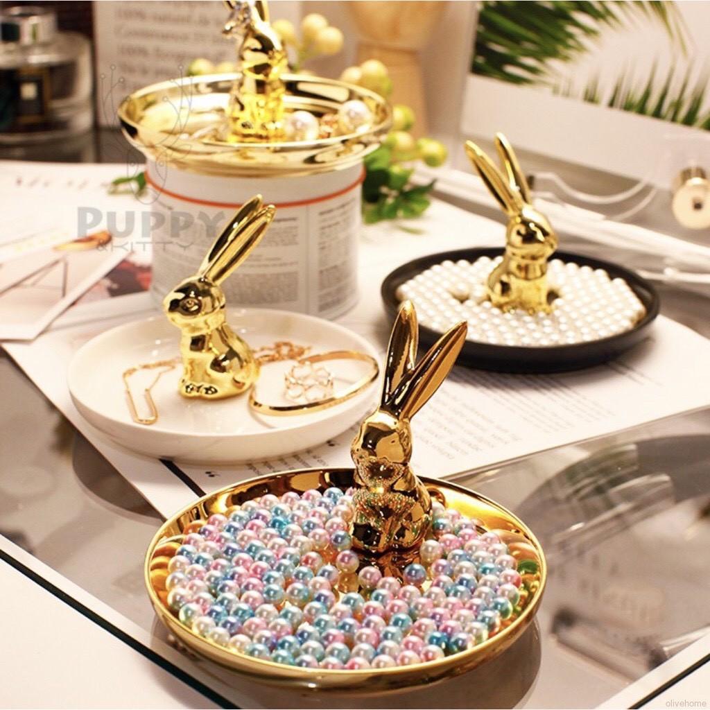 Khay Đựng Trang Sức Bằng Gốm Hình Hồng Hạc Đáng Yêu | BigBuy360 - bigbuy360.vn