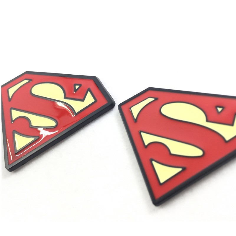 Logo Siêu Anh Hùng 3d Bằng Kim Loại Trang Trí Xe Hơi