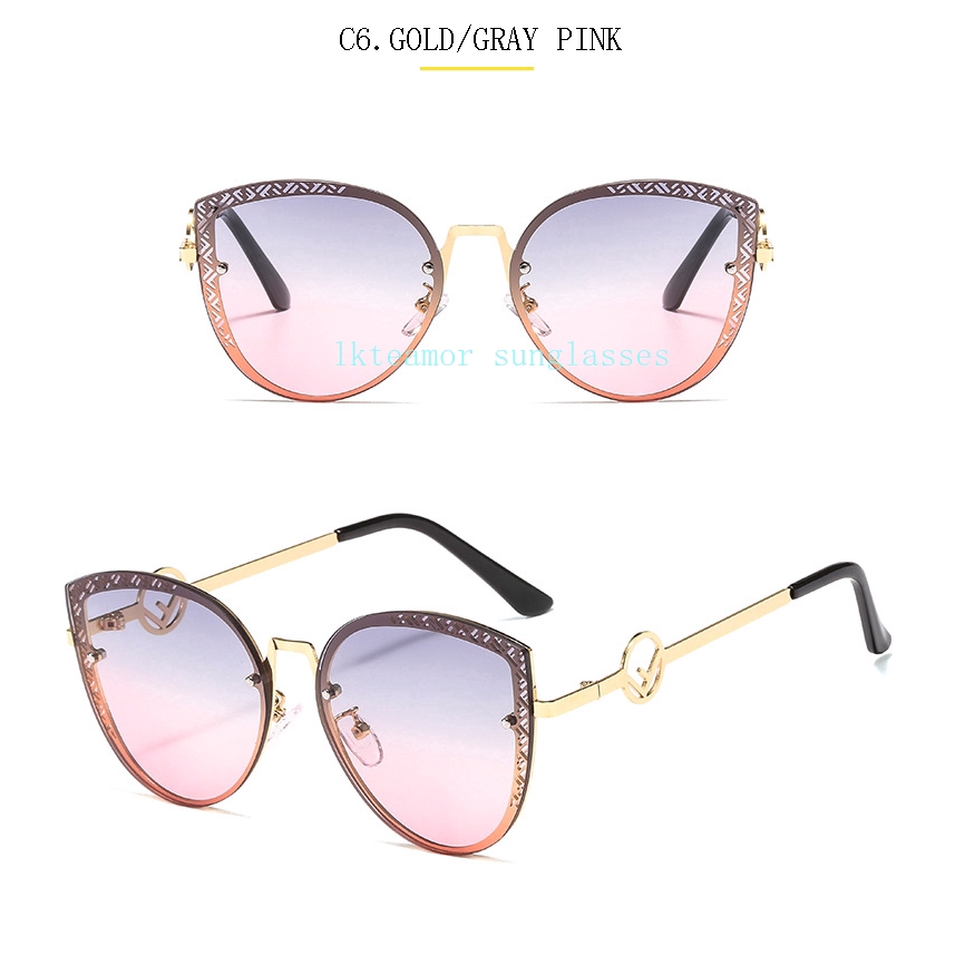 Kính mắt mèo màu gradient cổ điển thương hiệu Ý 2019