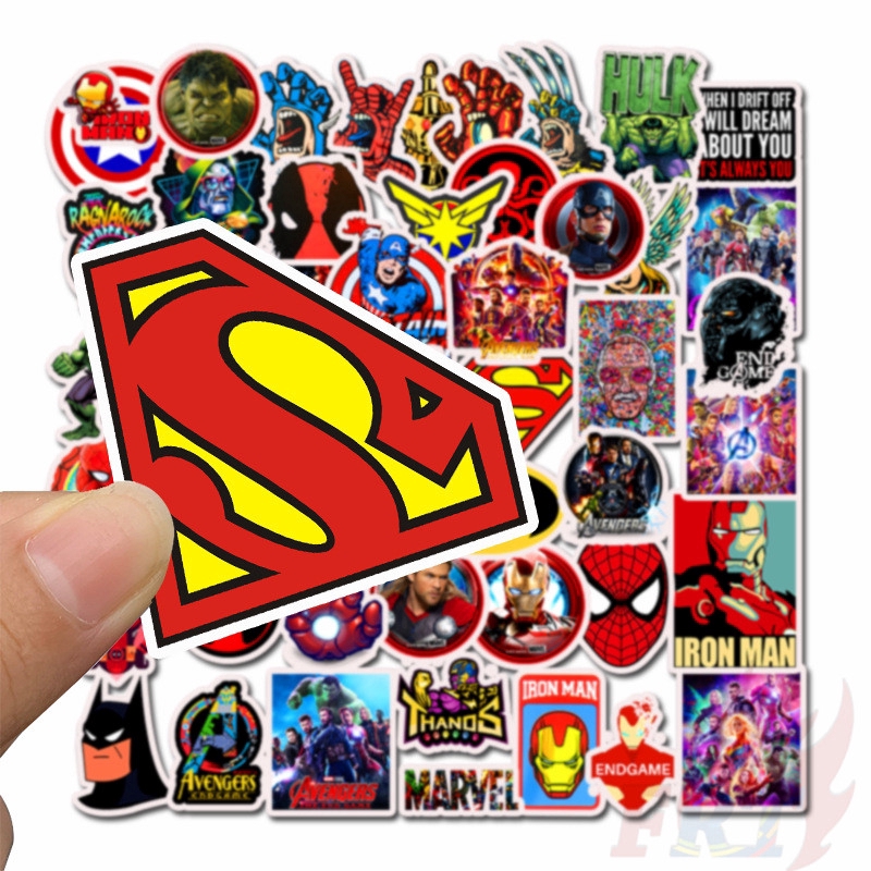 ❉ Marvel &amp; DC - Series 04 Superhero Stickers ❉ 50Pcs/Set Super Hero Waterproof DIY Fashion Decals Doodle Stickers