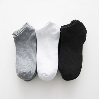 Combo 2 Đôi tất trơn nam nữ cổ ngắn nhiều màu chất đẹp