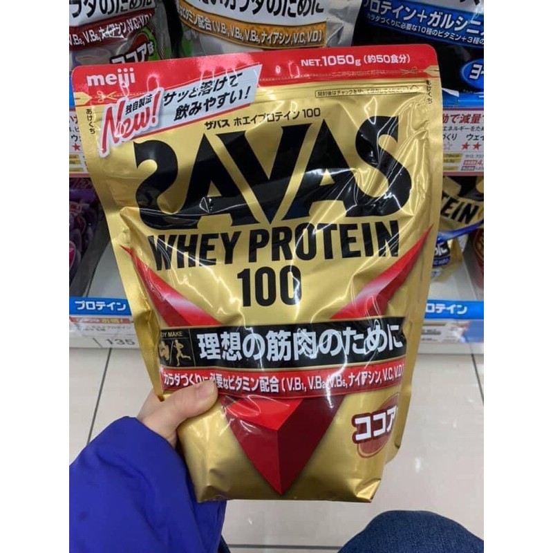 SỮA TĂNG CƠ   PROTEIN 100 NHẬT BẢN CHO NGƯỜI TẬP GYM SAVAS MEiji