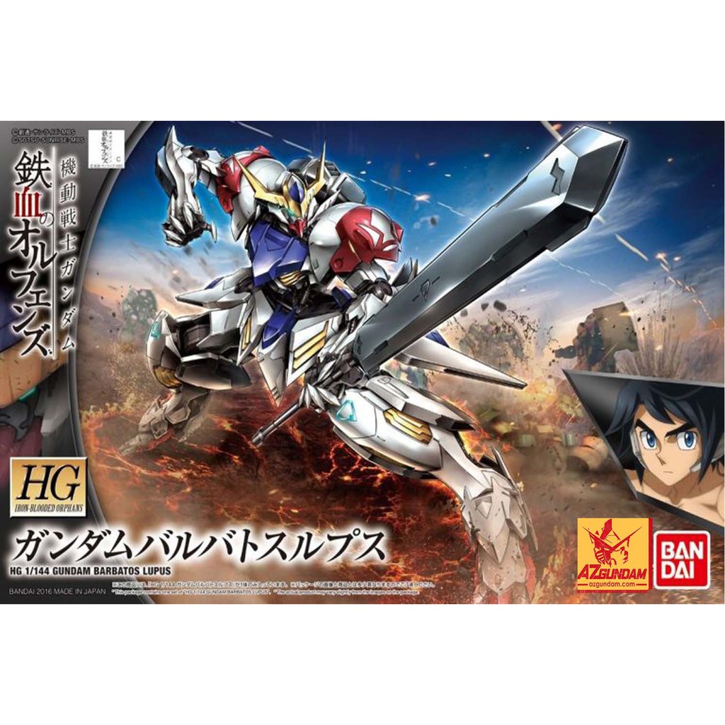 Mô Hình Gundam HG Gundam Barbatos Lupus Series HG IBO Chính Hãng Bandai Nhât Bản Tỉ Lệ 1/144