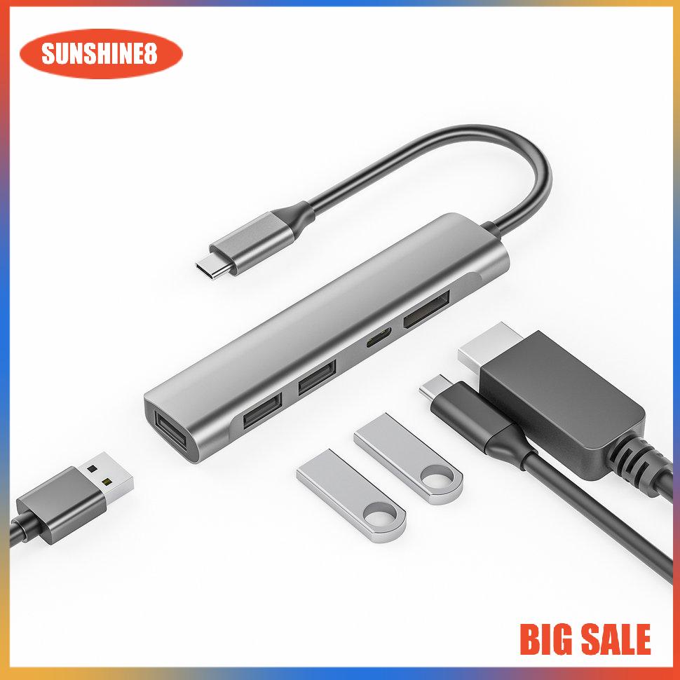 【SUN】Docking Station 5 In 1 4K60Hz Lớn DP DisplayPort Type-c Docking Station