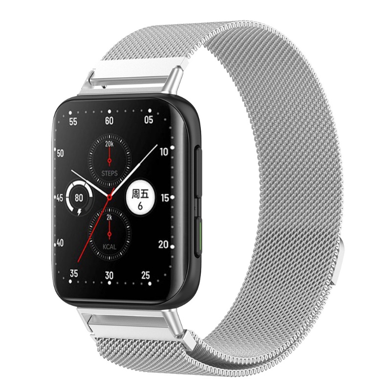 Dây đeo thay thế bằng thép không gỉ cho đồng hồ thông minh Oppo Watch2 42/46mm