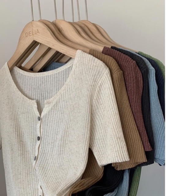 ÁO LEN MỎNG CỔ TRÒN CỘC TAY NHIỀU MÀU AL655 | BigBuy360 - bigbuy360.vn