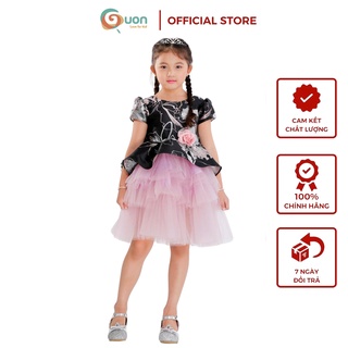 Đầm công chúa bé gái từ 13-41kg vải gấm cao cấp Đóa Thiên Hà - GUON