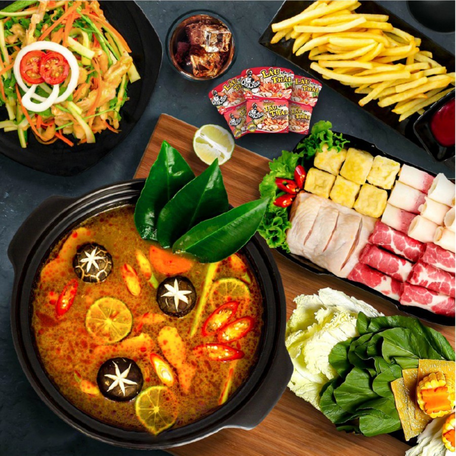Viên gia vị Lẩu Thái 75gram - Lốc 12 hộp x 75g