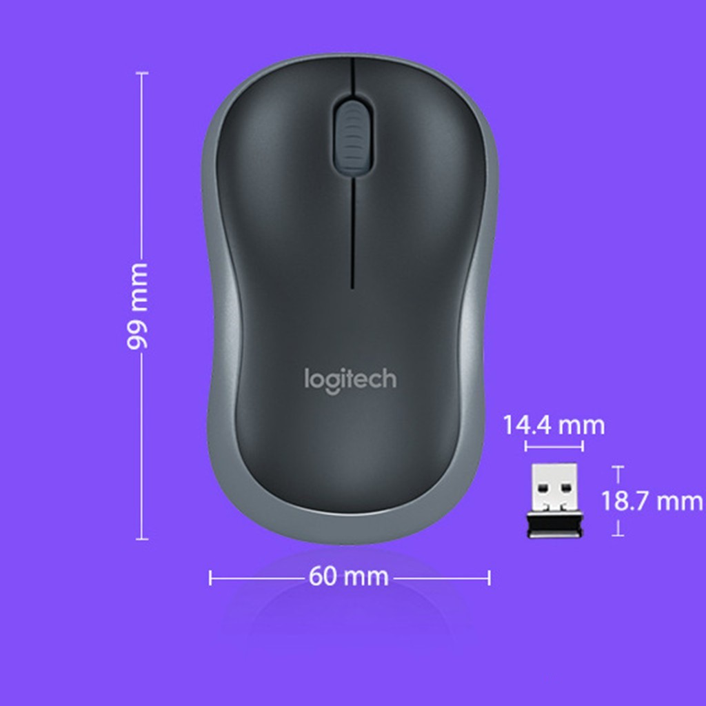 Chuột không dây Logitech M220, hàng chính hãng độ nhạy cao,không gây tiếng động khi sử dụng