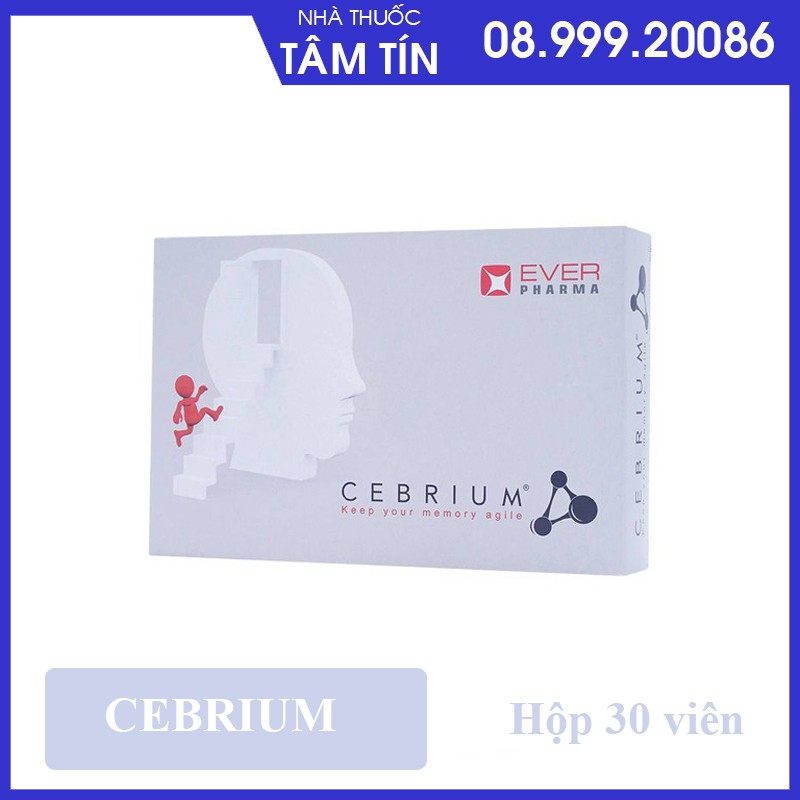 [CHÍNH HÃNG ]Viên bổ não CEBRIUM: tăng cường trí nhớ, hỗ trợ mất ngủ, giảm lo âu căng thẳngNhập khẩu Áo