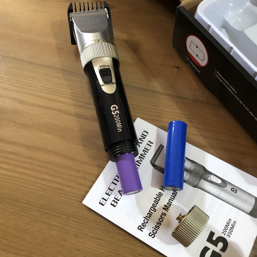 [ẢNH THẬT] Tăng Đơ Cắt Tóc G5 Cắt Mọi Lúc Mọi Nơi