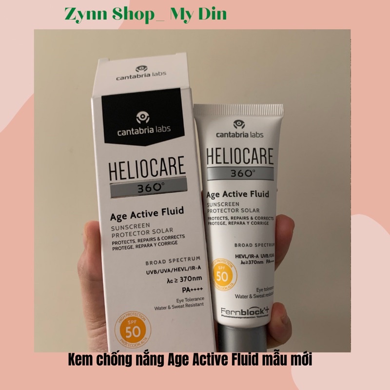 Kem chống nắng Heliocare Age Active Fluid