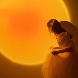 Đèn hoàng hôn có decal chuyển đổi màu hoàng hôn, mặt trời, cầu vồng ảo diệu, chụp ảnh sống ảo, quay tiktok