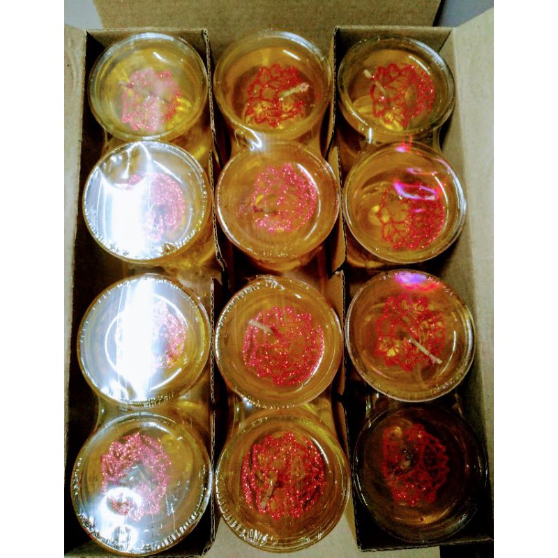 ĐÈN CẦY LY ĐỐT 16h LIÊN TỤC CAO 10CM