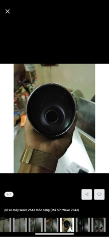 Pô xe máy wave 2543 móc cang