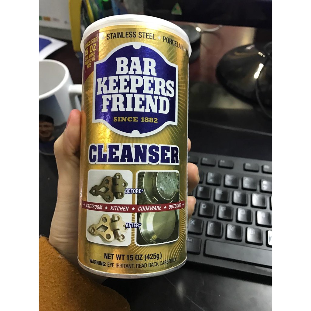 BỘT LÀM SẠCH HỮU CƠ ĐA NĂNG BKF - BAR KEEPERS FRIEND 425g