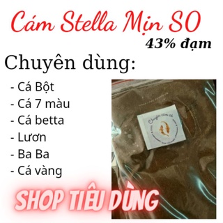 5kg Cám STELLA S0 xay mịn 43% Đạm Nổi Cho Cá bột , cá bảy 7 màu guppy , cá betta , baba baba , lươn, cá vàng , stella