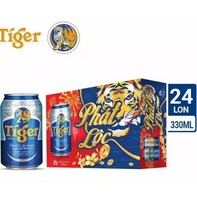 Bia tiger 24 lon