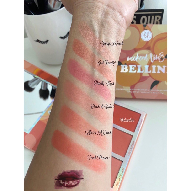 Bảng má hồng 6 ô BH Cosmetics Bellini Blush Palette +2% phí bán hàng | BigBuy360 - bigbuy360.vn