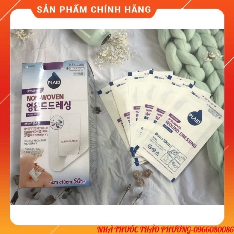 Băng gạc vô trùng Young wound dressing⚡️không dính vào vết thương⚡️bảo vệ vết thương khỏi bụi bẩn và vi khuẩn xâm nhập..