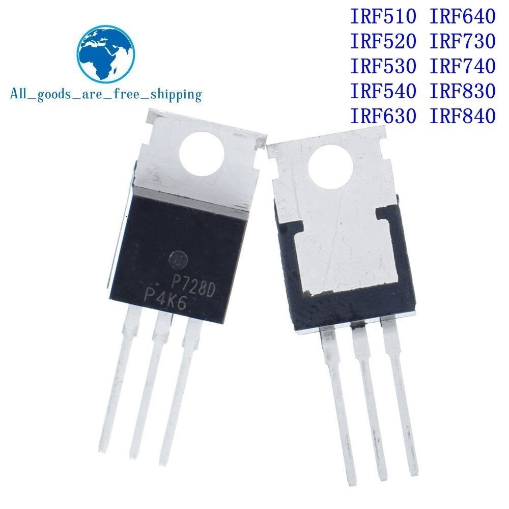 Set 10 Linh Kiện Bán Dẫn Irf510 Irf520 Irf530 Irf540 Irf630 Irf640 Irf730 Irf740 Irf830 Irf840 To-220 To220 | BigBuy360 - bigbuy360.vn