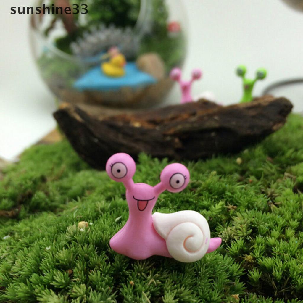 Đồ trang trí Ốc Sên Mini Bằng Nhựa Resin Trang Trí Tiểu Cảnh / Nhà Búp Bê DIY