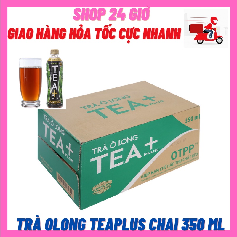 Trà Olong Tea Plus Chai 350 Ml Thùng 24 Chai