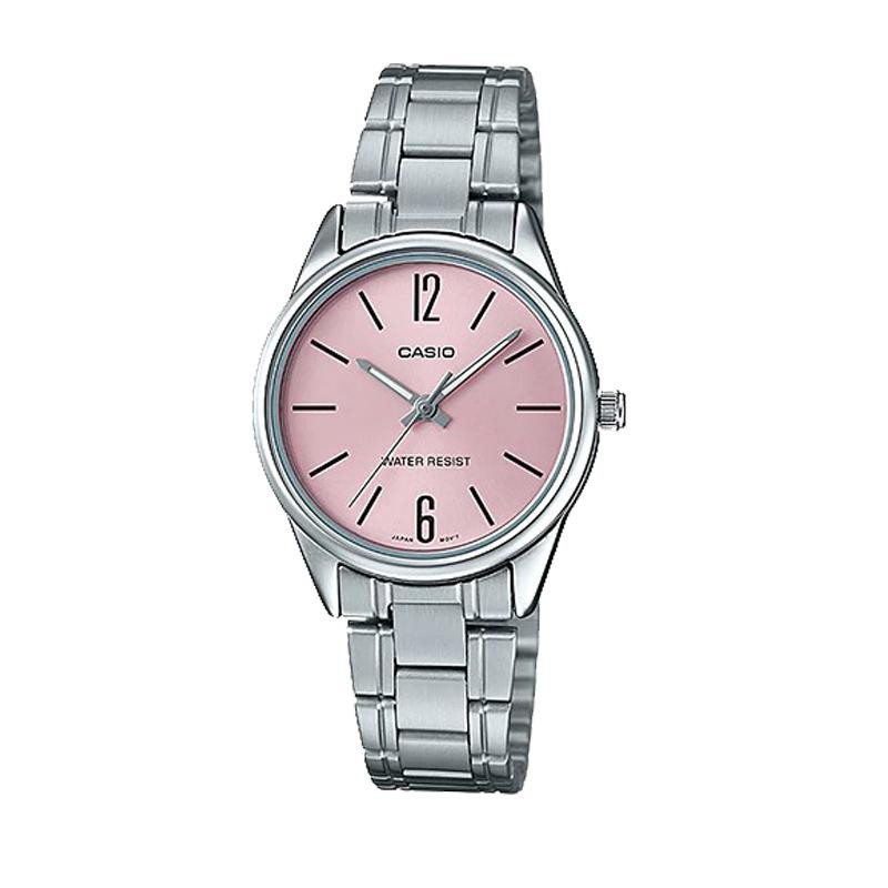 Đồng hồ nữ dây thép không ghỉ Casio LTP-V005D-4BUDF chính hãng