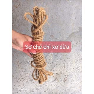 Sợi xơ dừa đơn 5-6 mm (cuộn 10m)