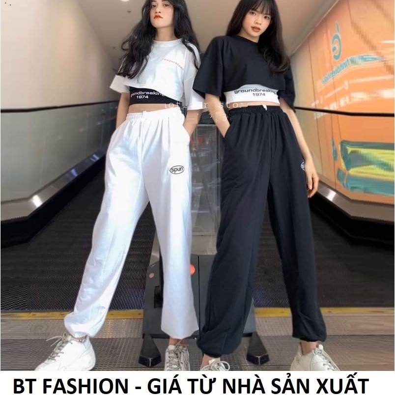 Quần Thể Thao Jogger / Áo Thun Cặp BT FASHION + Hình thật, Video