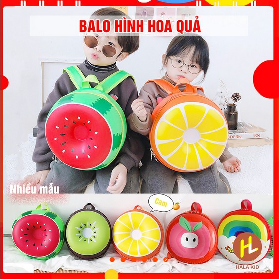 Balo Mẫu Giáo Hình Hoa Quả Cho Bé Yêu