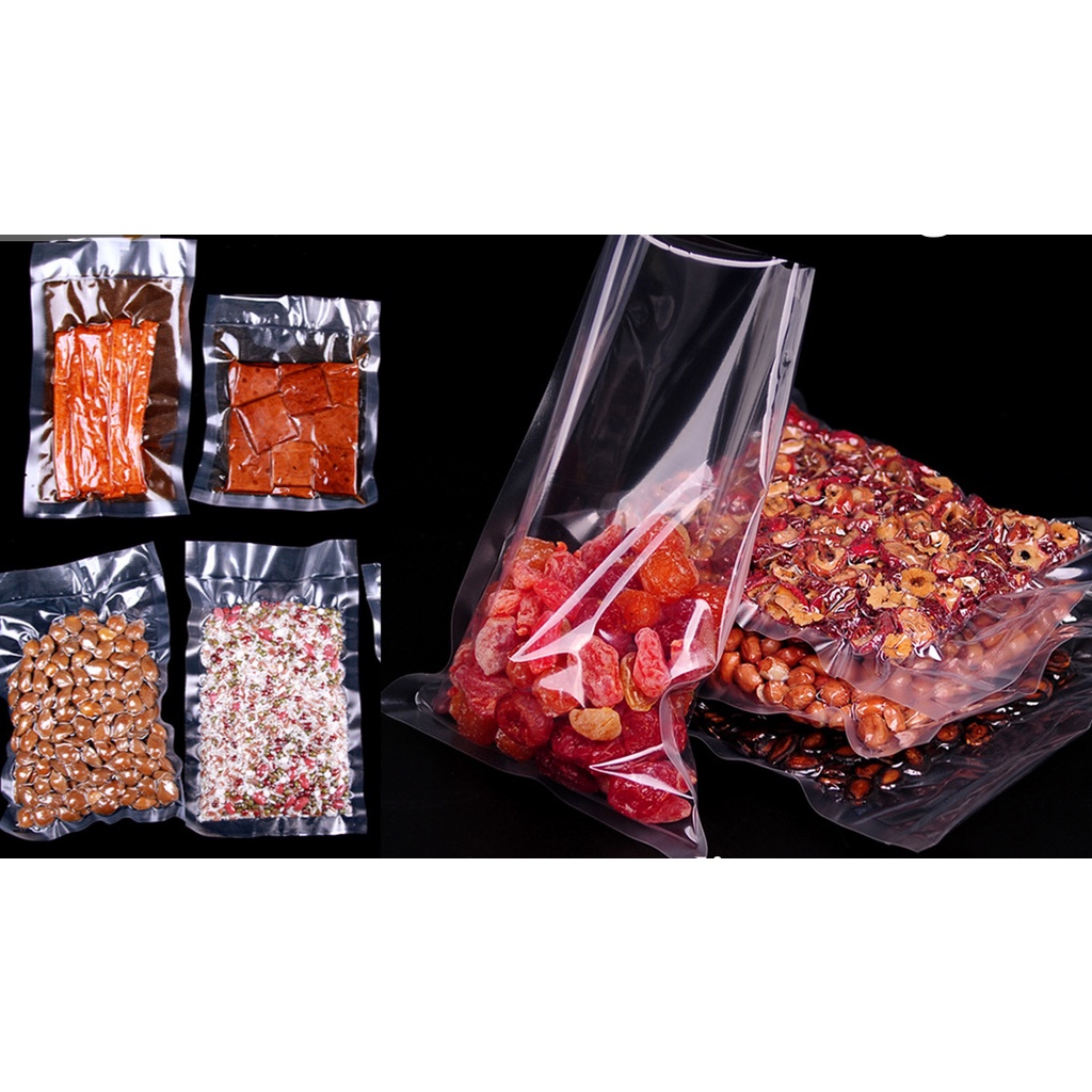 Túi hút chân không 2 MẶT TRƠN 1kg 10 zem, hàng chất lượng cao, an toàn