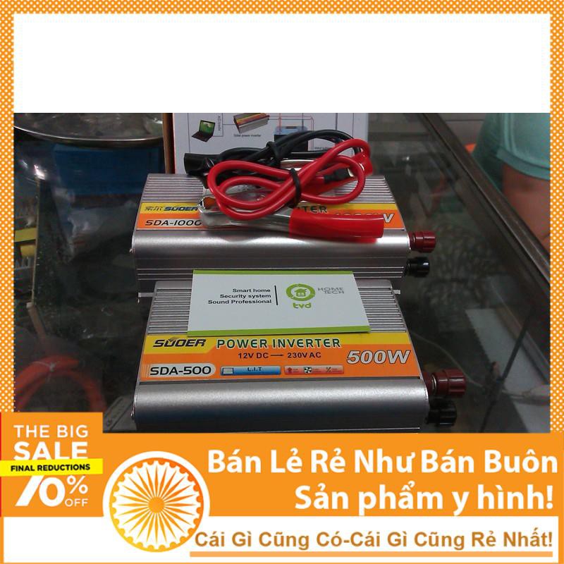 Kích điện 12v 24v-220v 500w Suoer SDA