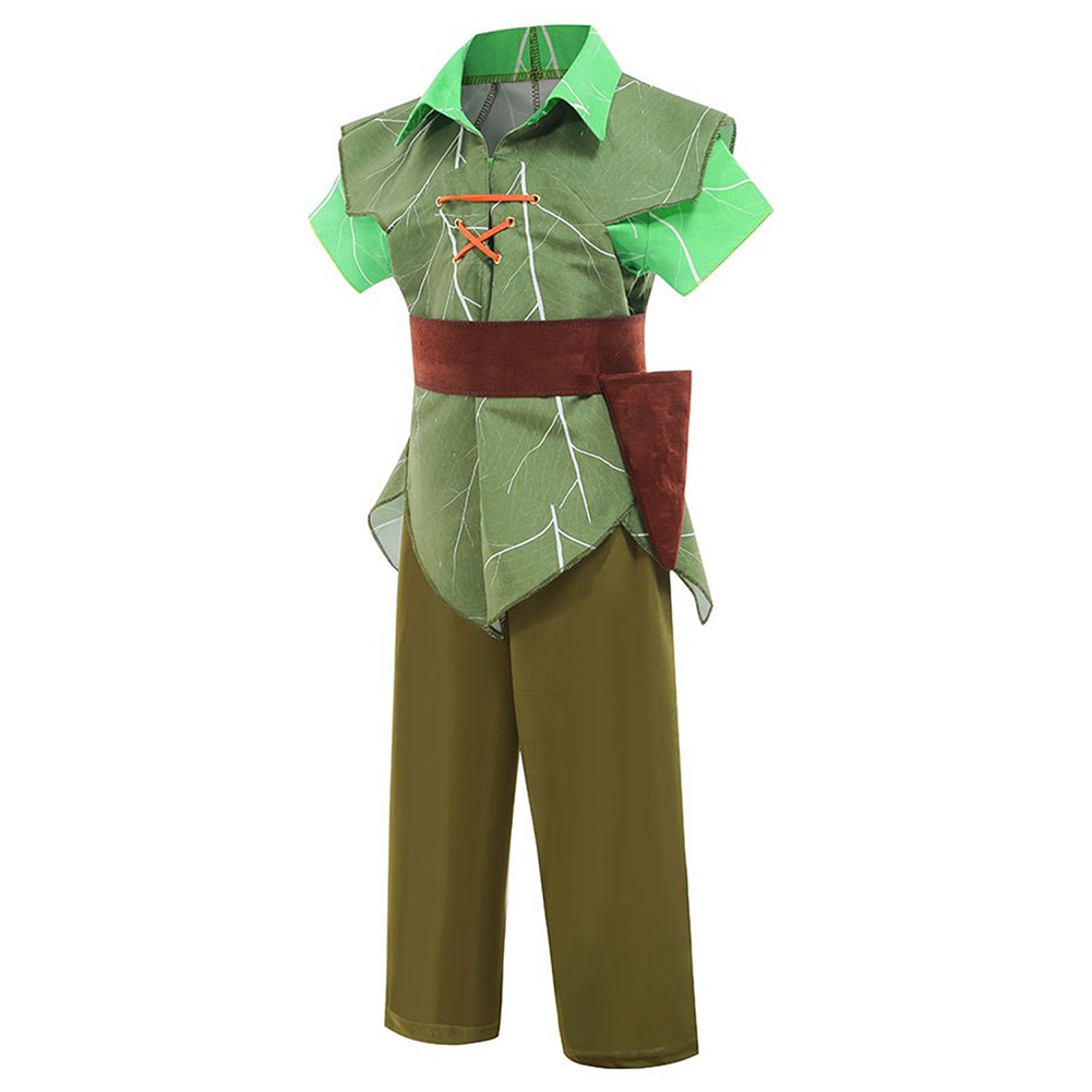 Bộ Đồ Hóa Trang Nhân Vật Peter Pan Màu Xanh Lá Cây Cho Bé Dịp Halloween