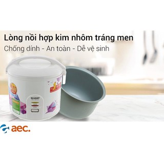 Nồi cơm điện nắp gài sharp ks-18tjv