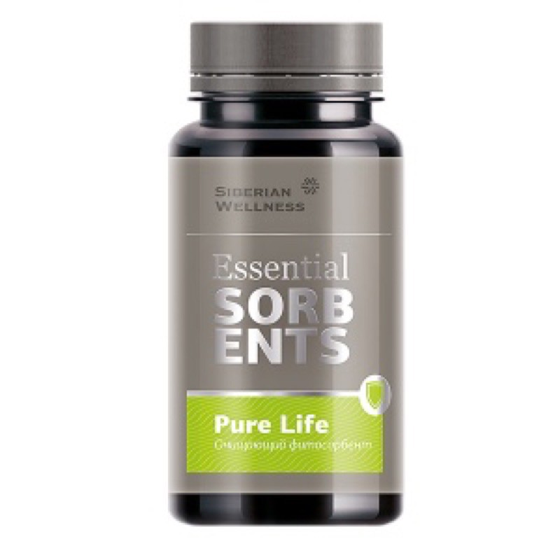 Essential Sorbents Pure Life - Làm sạch cơ bản của cơ thể, bình thường hóa quá trình trao đổi chất