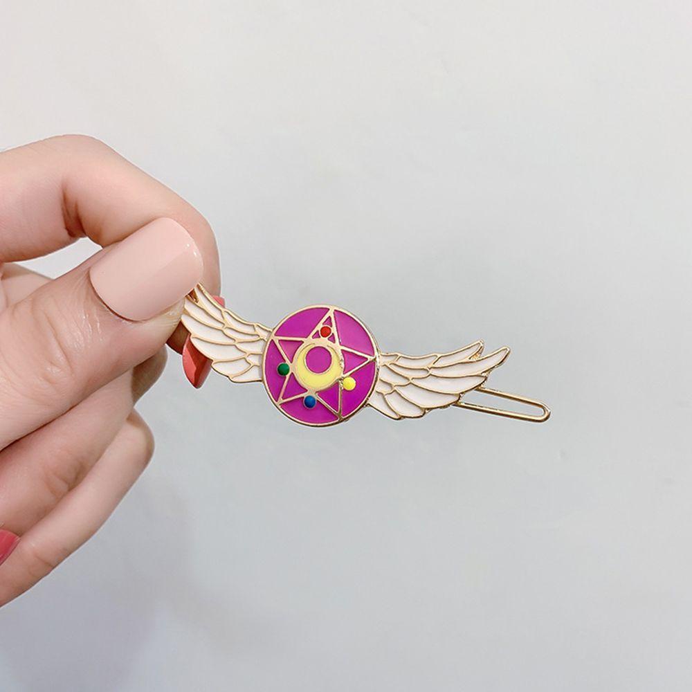 Kẹp Tóc Họa Tiết Hoạt Hình Thủy Thủ Mặt Trăng Bằng Hợp Kim Xinh Xắn Cho Bé Gái