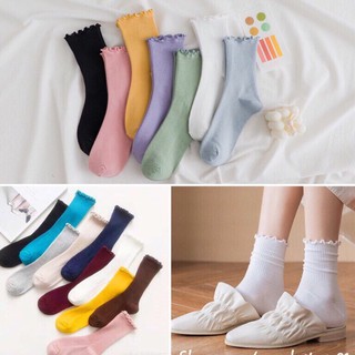 TẤT TRƠN CỔ BÈO HÀN QUỐC CHẤT LEN ĐANH DÀY LOẠI 1