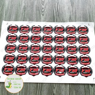 Tem Logo 710 - Tem 3 lớp cao cấp