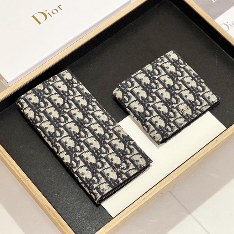 Ví Da Dior Đựng Tiền Xu / Thẻ Thời Trang Cho Nam