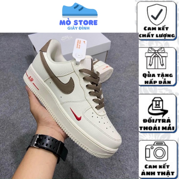 AF1 Nâu,Giày AF1,Hàng Siêu Cấp,Full Size,2 Box Màu Tùy Chọn+Tất