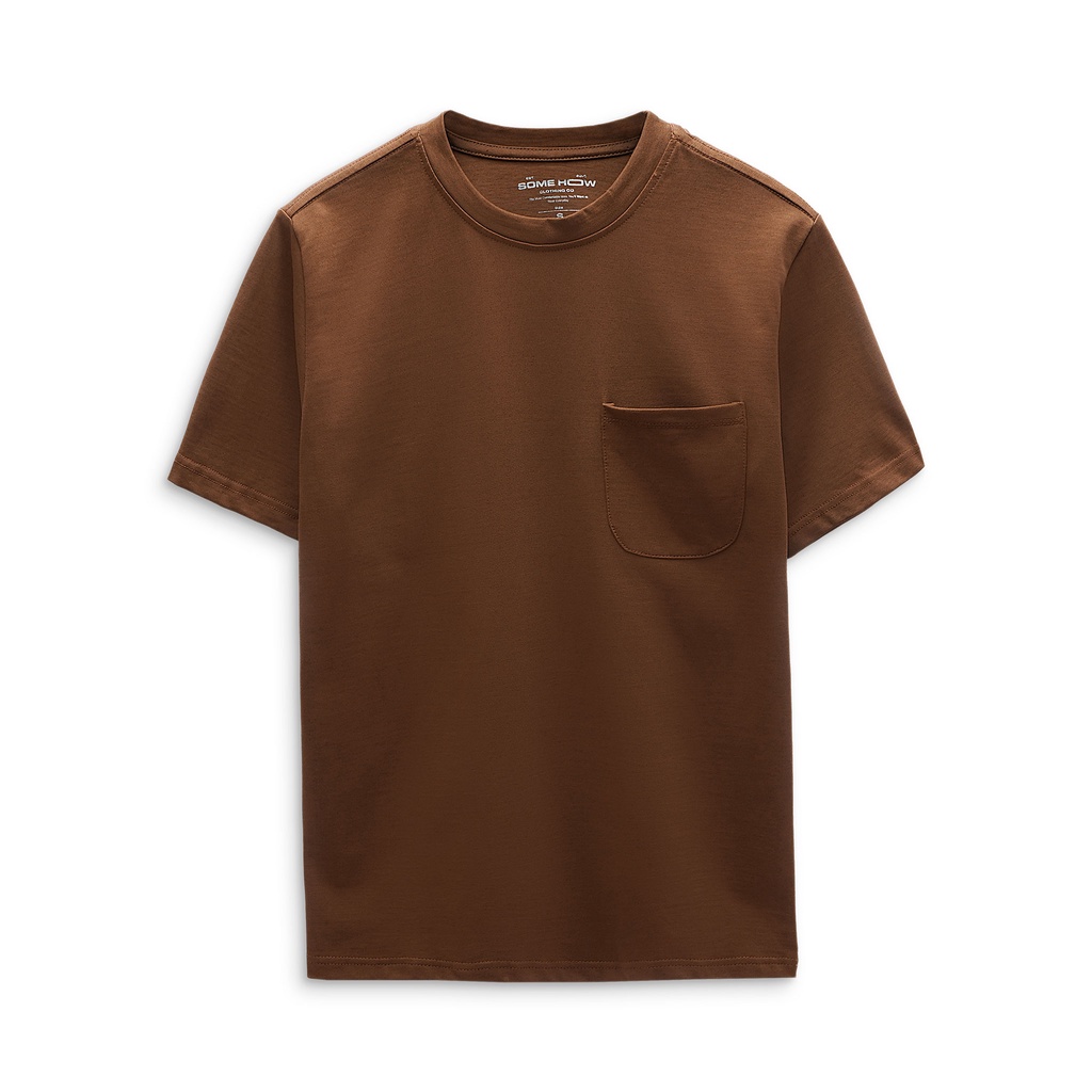 Áo Thun Nam Lil Pocket Essential C5 , Chất Vải Cotton 2 chiều , AT011523,SOMEHOW