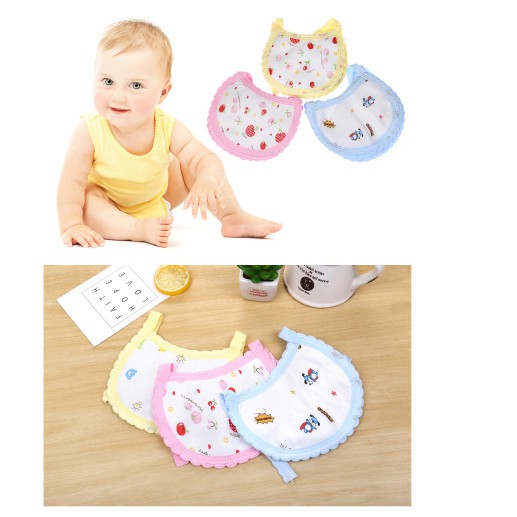5 Yếm cotton cột dây cho bé