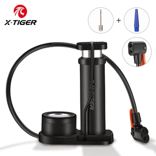 X-TIGER Bơm xe đạp áp suất cao 120Psi Bơm xe máy bằng hợp kim nhôm siêu nhẹ tiện lợi