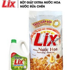 Bột giặt Lix 5,5kg Hương Nước hoa- tặng NRC