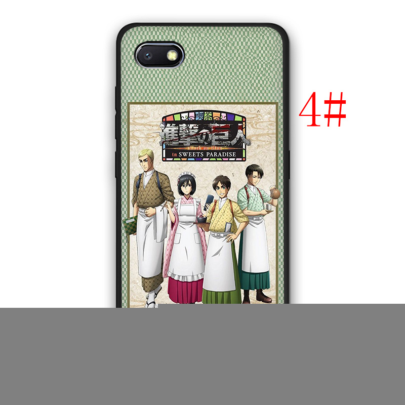 Ốp Lưng Silicone Họa Tiết Hình Attack On Titan Thời Trang Cho Xiaomi Mi A1 A2 A3 Lite 5x 6x F1 Poco X3 Nfc F2 Pro M3